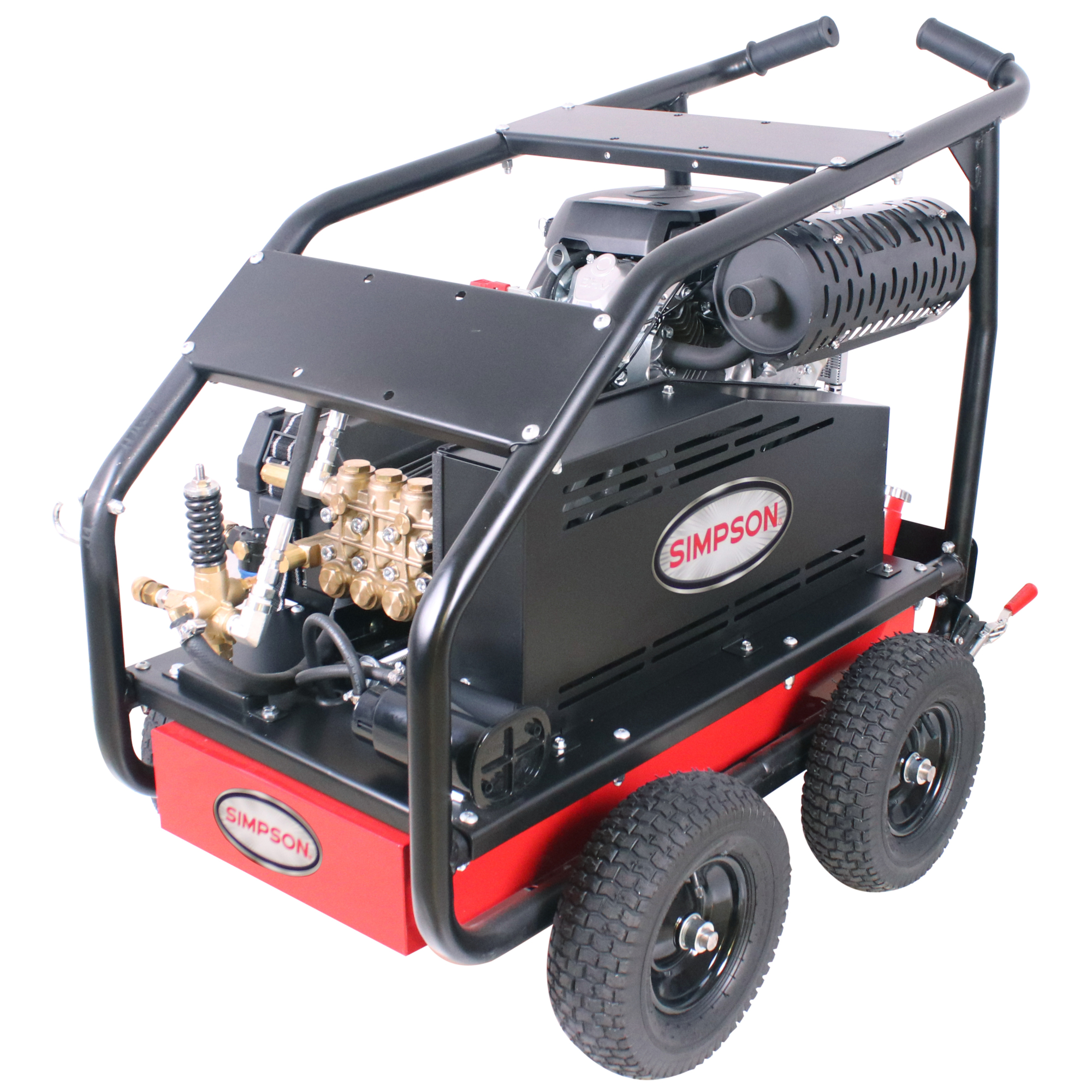 Simpson SuperPro Roll-Cage Cold Water Gas Pressure Washer — 5000 PSI, 4.0 GPM, CRX750 Engine, Model# SRC5040141E